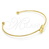 Aro Individual 07.265.0018 Acero Inoxidable, Diseño de Delfín, Pulido, Tono Dorado (01 MM Thickness, One size fits all)