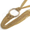 Gargantilla Elegante 04.321.0007.1.16 Oro Laminado, Pulido, Tono Dorado (02 MM Thickness, 16 Inches Length)