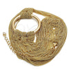 Gargantilla Elegante 04.321.0007.1.16 Oro Laminado, Pulido, Tono Dorado (02 MM Thickness, 16 Inches Length)