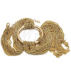 Gargantilla Elegante 04.321.0007.1.16 Oro Laminado, Pulido, Tono Dorado (02 MM Thickness, 16 Inches Length)