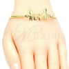 Aro Individual 07.110.0017.05 Acero Inoxidable, Pulido, Tono Dorado (04 MM Thickness, Size 5 (2.50 Diameter))