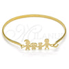 Aro Individual 07.110.0017.05 Acero Inoxidable, Pulido, Tono Dorado (04 MM Thickness, Size 5 (2.50 Diameter))