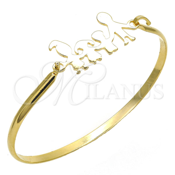 Aro Individual 07.110.0017.05 Acero Inoxidable, Pulido, Tono Dorado (04 MM Thickness, Size 5 (2.50 Diameter))