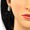 Argolla Huggie 02.264.0024.20 Oro Laminado, con Blanca Zirconia Cubica, Pulido, Tono Dorado