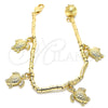 Pulsera de Dije 03.179.0031.07 Oro Laminado, Diseño de Tortuga, Pulido, Tono Dorado (03 MM Thickness, 7 Inches Length)