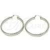 Argolla Grande 5.139.008.1.50 Rodio Laminado, Diamantado, Rodinado