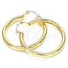 Argolla Mediana 02.170.0235.40 Oro Laminado, Pulido, Tono Dorado