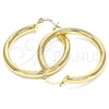 Argolla Mediana 02.170.0235.40 Oro Laminado, Pulido, Tono Dorado