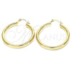 Argolla Mediana 02.170.0235.40 Oro Laminado, Pulido, Tono Dorado