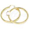 Argolla Grande 02.170.0235.50 Oro Laminado, Pulido, Tono Dorado