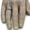 Anillo de Hombre 01.328.0001.09 Acero Inoxidable, con Zirconia Cubica Blanca, Pulido, Tono Plateado (Tamaño 9)