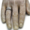 Anillo de Hombre 01.328.0001.12 Acero Inoxidable, con Blanca Zirconia Cubica, Pulido, Tono Plateado (Size 12)