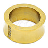 Anillo de Hombre 01.328.0005.1.11 Acero Inoxidable, con Zirconia Cubica Blanca, Pulido, Tono Dorado (Tamaño 11)