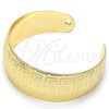 Aro Individual 07.329.0001 Oro Laminado, Diseño de Llave Griega, Pulido, Tono Dorado (Thickness, One size fits all)
