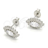 Arete Dormilona 02.285.0037 Plata Rodinada, con Zirconia Cubica Blanca, Pulido, Crudo