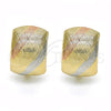 Argolla Huggie 02.163.0058.15 Oro Laminado, Pulido, Tres Tonos