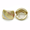 Argolla Huggie 02.163.0058.15 Oro Laminado, Pulido, Tres Tonos