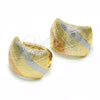 Argolla Huggie 02.163.0058.15 Oro Laminado, Pulido, Tres Tonos