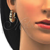 Juego de Arete y Dije de Adulto 10.163.0005 Oro Laminado, Pulido, Tono Dorado