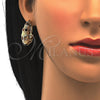 Juego de Arete y Dije de Adulto 10.163.0008.1 Oro Laminado, Pulido, Tres Tonos