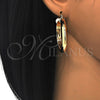 Argolla Mediana 02.261.0050.40 Oro Laminado, Pulido, Tono Dorado