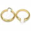 Argolla Mediana 02.261.0050.40 Oro Laminado, Pulido, Tono Dorado