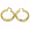 Argolla Mediana 02.261.0050.40 Oro Laminado, Pulido, Tono Dorado