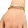 Pulsera Básica 03.145.0005.08 Oro Laminado, Pulido, Tono Dorado (05 MM Thickness, 8 Inches Length)
