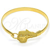 Aro Individual 07.192.0031.04 Oro Laminado, Diseño de Leon, Pulido, Tono Dorado (05 MM Thickness, Size 4 (2.25 Diameter))