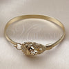 Aro Individual 07.192.0033.04 Oro Laminado, Diseño de Leon, Pulido, Tono Dorado (05 MM Thickness, Size 4 (2.25 Diameter))