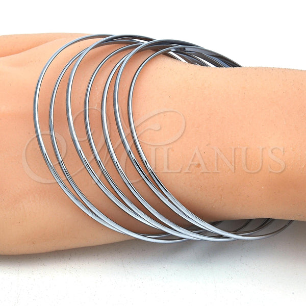 Aro Semanario 07.244.0008.06 Acero Inoxidable, Pulido, Tono Plateado (02 MM Thickness, Size 6 (2.75 Diameter))