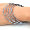 Aro Semanario 07.244.0008.06 Acero Inoxidable, Pulido, Tono Plateado (02 MM Thickness, Size 6 (2.75 Diameter))
