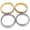 Aro Semanario 07.244.0008.06 Acero Inoxidable, Pulido, Tono Plateado (02 MM Thickness, Size 6 (2.75 Diameter))
