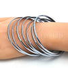 Aro Semanario 07.244.0009.05 Acero Inoxidable, Pulido, Tono Plateado (04 MM Thickness, Size 5 (2.50 Diameter))