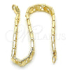 Pulsera Elegante 03.100.0047.08 Oro Laminado, Diseño de Corazón, Pulido, Tono Dorado (07 MM Thickness, 8 Inches Length)