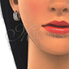Argolla Huggie 02.210.0151.15 Oro Laminado, con Blanca Zirconia Cubica, Pulido, Dos Tonos