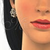 Argolla Huggie 02.217.0094.15 Oro Laminado, con Zirconia Cubica Blanca, Pulido, Tono Dorado