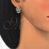 Argolla Huggie 02.217.0094.15 Oro Laminado, con Zirconia Cubica Blanca, Pulido, Tono Dorado