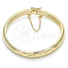 Aro Individual 07.168.0015.1.05 Oro Laminado, Diamantado, Tono Dorado (Thickness, Size 5 (2.50 Diameter))