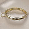 Aro Individual 07.168.0015.1.05 Oro Laminado, Diamantado, Tono Dorado (Thickness, Size 5 (2.50 Diameter))