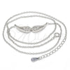 Collares con Dije 04.336.0003.16 Plata Rodinada, con Zirconia Cubica Blanca, Pulido, Rodinado (Grosor 01 MM, 16 Pulgadas de Largo)