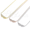 Collares con Dije 04.336.0003.16 Plata Rodinada, con Zirconia Cubica Blanca, Pulido, Rodinado (Grosor 01 MM, 16 Pulgadas de Largo)