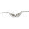 Collares con Dije 04.336.0034.16 Plata Rodinada, con Zirconia Cubica Blanca, Pulido, Rodinado (Grosor 01 MM, 16 Pulgadas de Largo)
