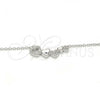 Collares con Dije 04.336.0053.16 Plata Rodinada, Diseño de Corazón, con Zirconia Cubica Blanca, Pulido, Rodinado (Grosor 01 MM, 16 Pulgadas de Largo)