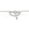 Collares con Dije 04.336.0059.16 Plata Rodinada, con Zirconia Cubica Blanca, Pulido, Rodinado (Grosor 01 MM, 16 Pulgadas de Largo)