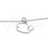 Collares con Dije 04.337.0003.16 Plata Rodinada, Pulido, Rodinado (01 MM Thickness, 16 Inches Length)