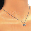 Collares con Dije 04.337.0010.16 Plata Rodinada, Diseño de Elefante, Pulido, Rodinado (Grosor 01 MM, 16 Pulgadas de Largo)