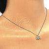 Collares con Dije 04.337.0010.1.16 Plata Rodinada, Diseño de Elefante, Pulido, Tono Dorado (Grosor 01 MM, 16 Pulgadas de Largo)