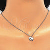 Collares con Dije 04.337.0014.16 Plata Rodinada, Diseño de Elefante, Pulido, Rodinado (Grosor 01 MM, 16 Pulgadas de Largo)