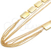 Gargantilla Elegante 04.321.0020.28 Oro Laminado, Pulido, Tono Dorado (03 MM Thickness, 28 Inches Length)